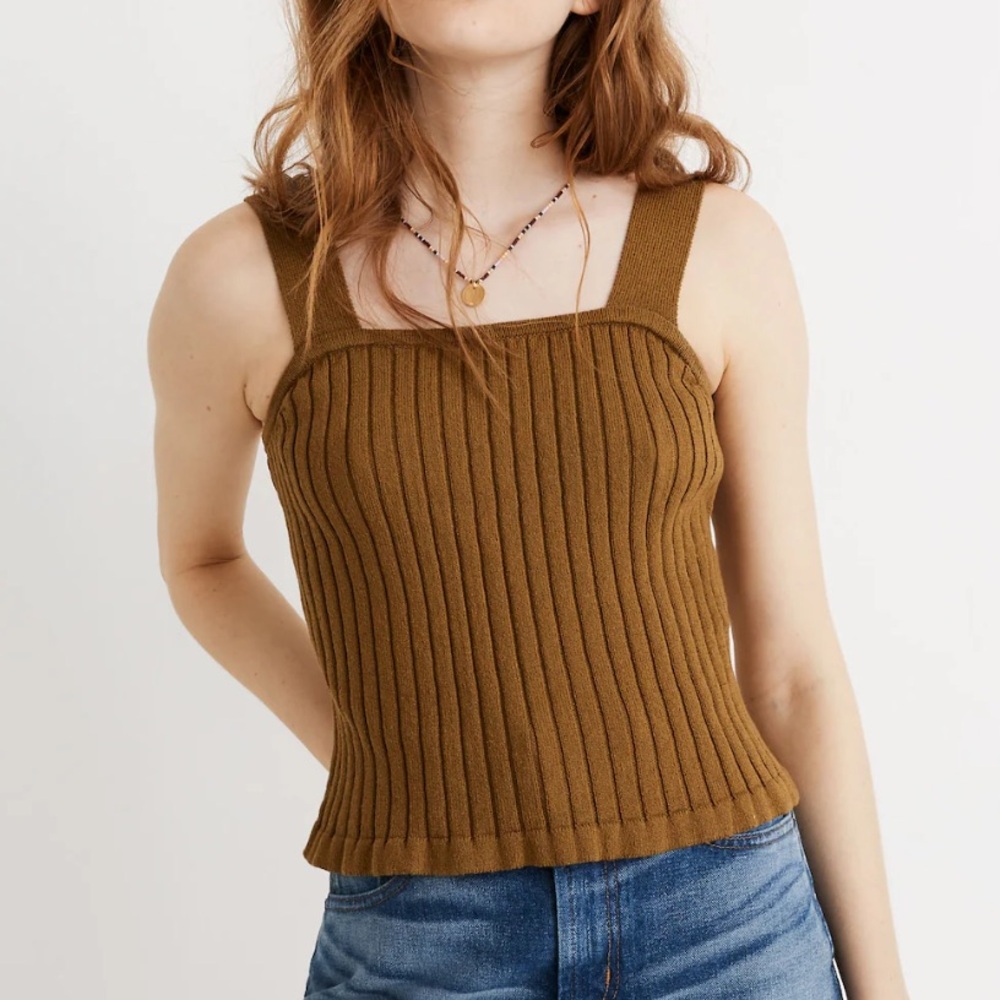 Madewell Tilney Ribbed Sweater Tank